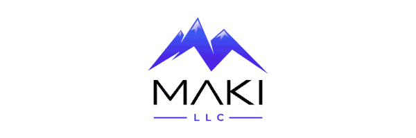 Maki logo white